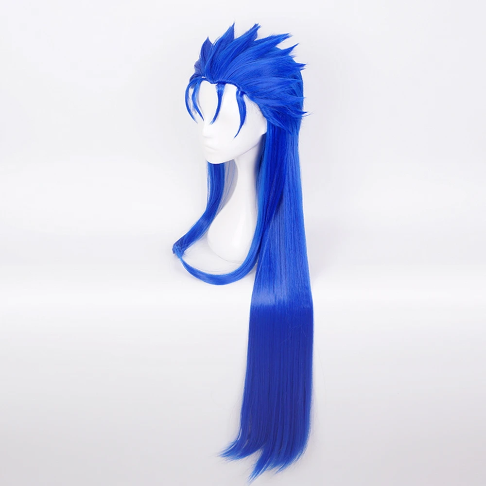 Fate Extra Lancer FGO Cu Chulainn маскарадный Кастер прямой длина 100 см синие синтетические