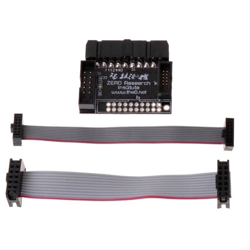 Плата адаптера для 20P 2 54 мм JTAG к 10P 0 1 27 SWD интерфейсный конвертер|Детали и