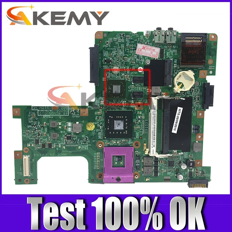 

Original Laptop motherboard For DELL Inspiron 1750 1545 Mainboard CN-0HPKP9 0HPKP9 09206-1 216-0728020 PM45