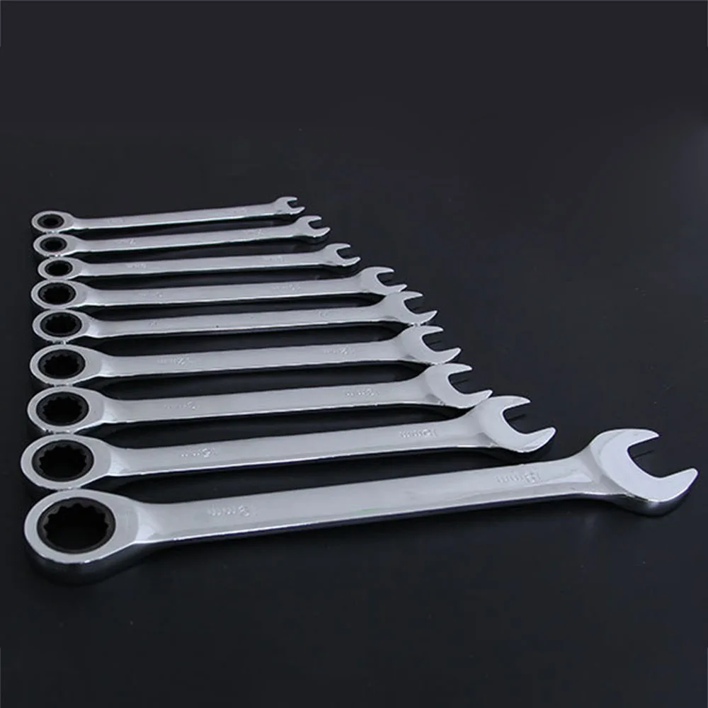 

6mm-16mm Ratchet Wrench Combination Wrench Set Keys Ratchet Tool Hand Tools