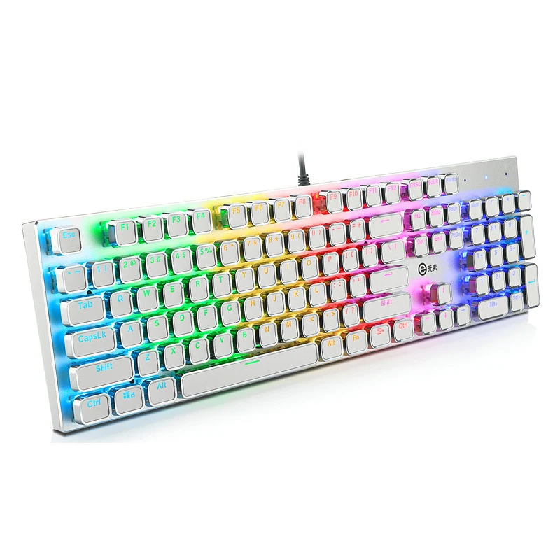 PBT 104 клавиш полупрозрачные колпачки для игровых механических клавиатуры с подсветкой замена