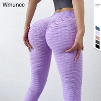 wmuncc seamless fitness leggings women high waist yoga pants squat proof booty scrunch running tights
