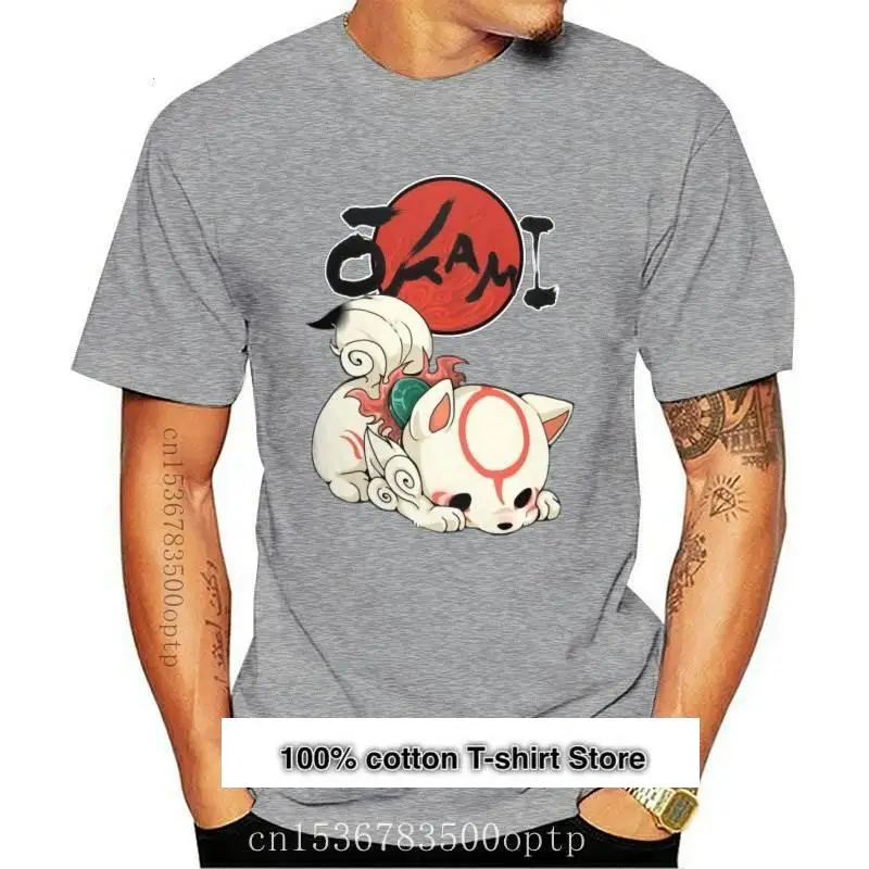 

Camiseta del игра Okami Amaterasu Chibi для мужчин, Camisa de algodón orgar, talla grande, 2021, новинка, 2021