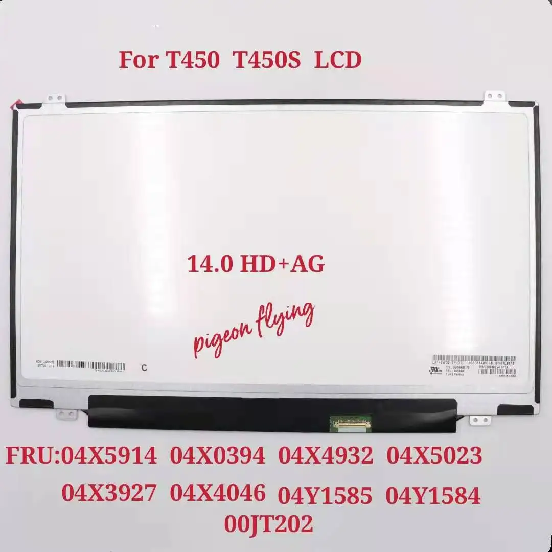 Для Thinkpad T450S T450 T440 T440P T431S S431 L460 14 0 HD AG 30pin FRU 04X5914 04Y1585 04X4932 04X5023 04X3928 00JT202| |