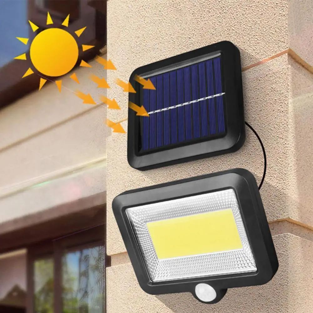 

LED Solar Outdoor Wall Light Waterproof PIR Motion Sensor Garden Park Lighting Courtyard Porch Fence Driveway Street Decoration