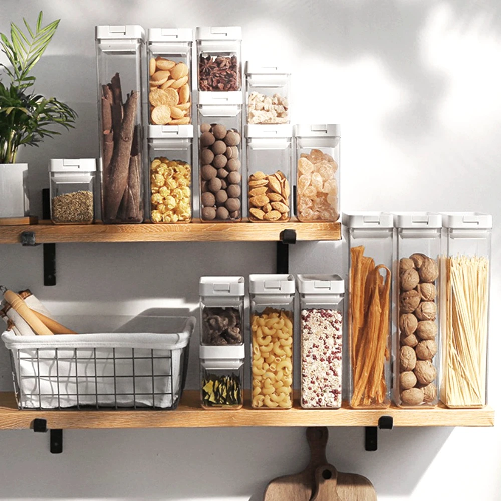 1 шт. контейнеры для хранения пищевых продуктов сахарные хлопья и мука контейнер