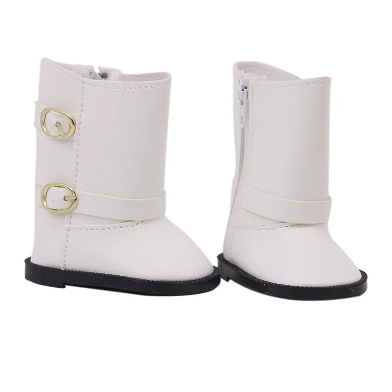 Новая модная кукольная обувь 7 5 см кожаные ботинки для 18 дюймовых американских