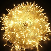 110 220 v outdoor led string lights garland 10 100m waterproof fairy light christmas wedding party holiday gardening decoration