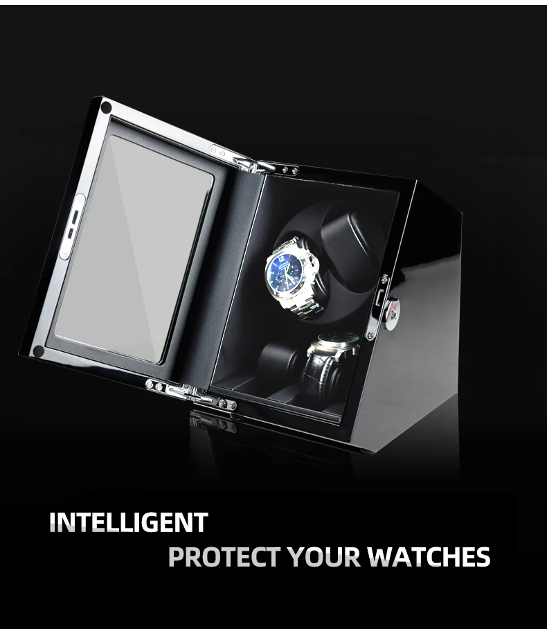 Автоматическая намотка для часов с 4 6 8 12 часами деревянная коробка тихий