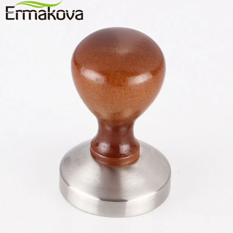 ERMAKOVA кофе тампер Палисандр Ручка Es пресс o порошок чайник плоский молоток 304
