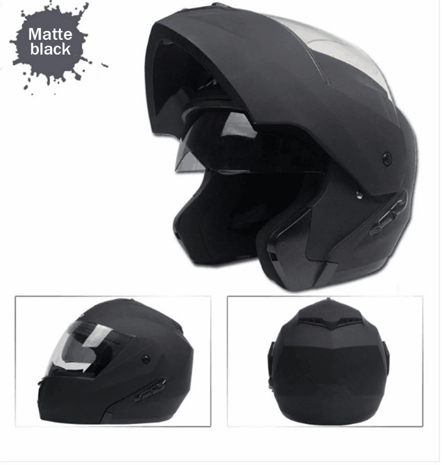 Шлем мотоциклетный модульный с полным покрытием откидной шлем на все лицо в