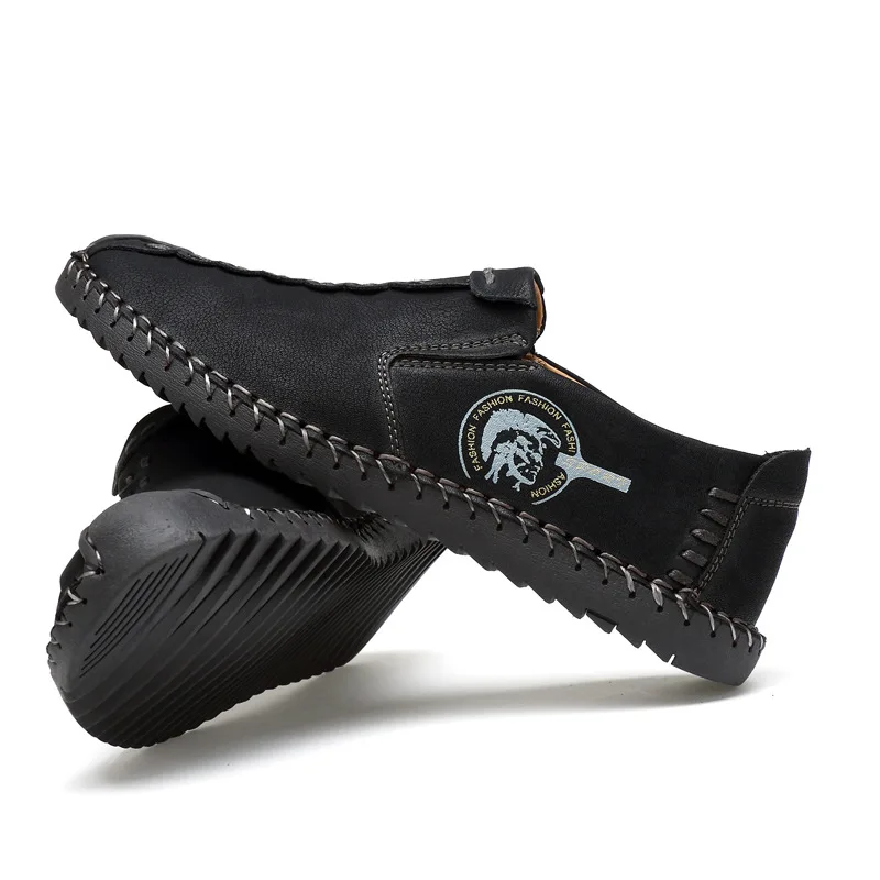 Мужские классические туфли LISM большие размеры ручная работа в британском стиле