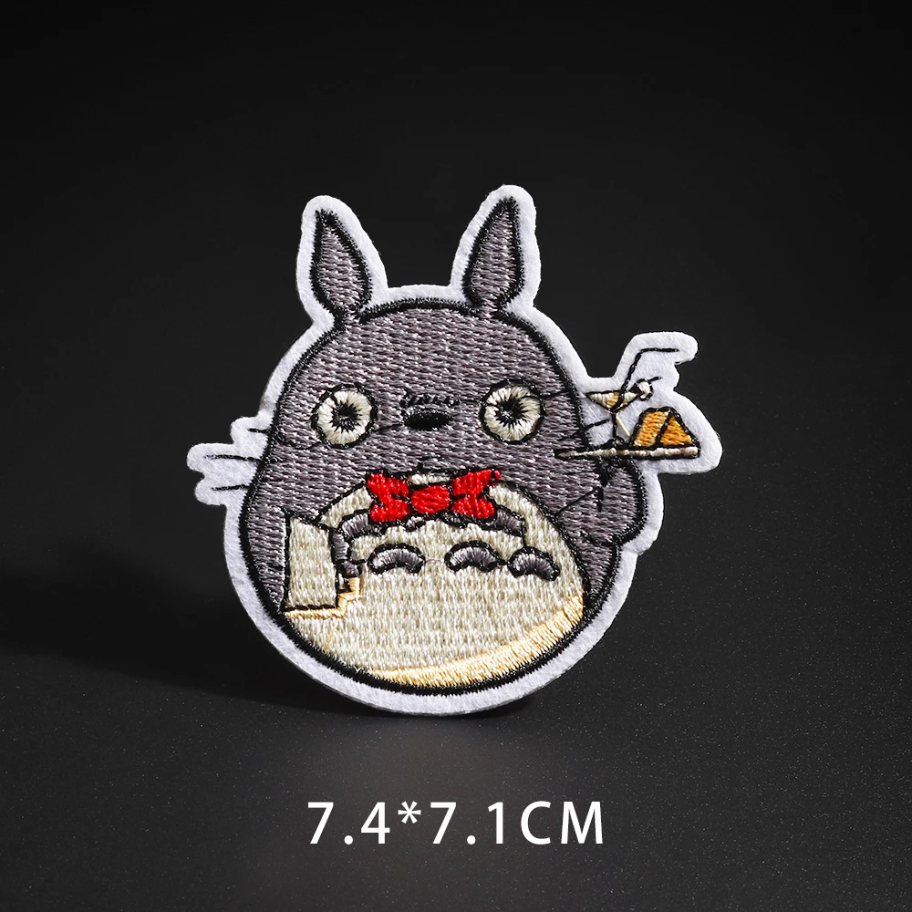 N3-BT4747 Мультфильм Dumbo нашивки со слонами клеящиеся утюгом украшения Мой сосед Тоторо ткань аппликации 3D Diy милое крыло свободы не лицо значки - Цвет: N3-BT4747