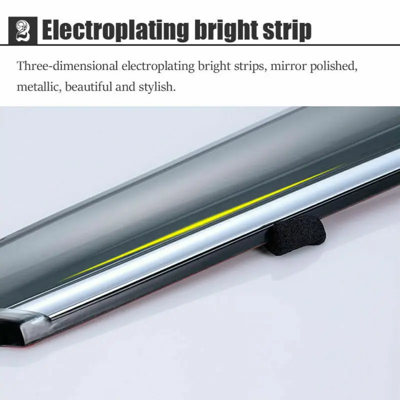 Новые 4 шт лезвий дефлекторы боковых окон дверей Солнцезащитный козырек щит для