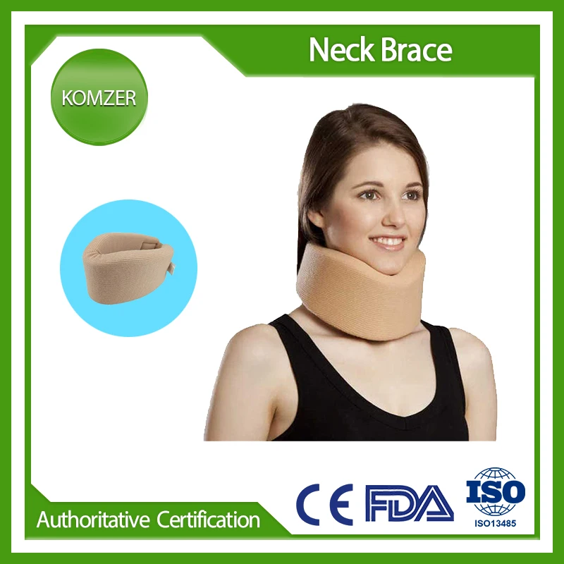 

Neck Brace by Cervical Collar - Adjustable Soft Support Collar Can Be Used During Sleep - Wraps Aligns and Stabilizes Vertebrae