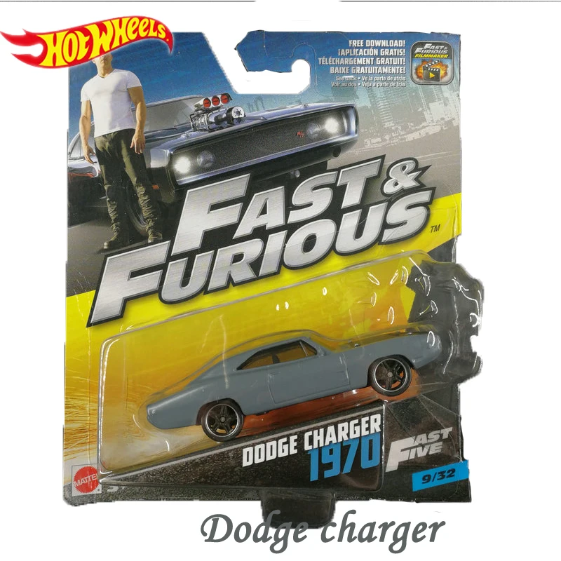 Dodge-charger Оригинальные горячие колеса Форсаж Фильм модель мода крутой сплав литья под давлением автомобиль Единая упаковка Dodge зарядное устройство игрушка для детей FCF35 - Цвет: Dodge-charger