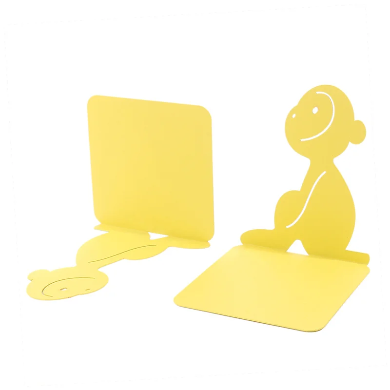 Настольная книжная полка обезьянка простота желтого цвета милый стол напольный
