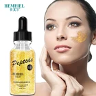 Сыворотка для лица с пептидами и золотом 24K, Омолаживающая, отбеливающая