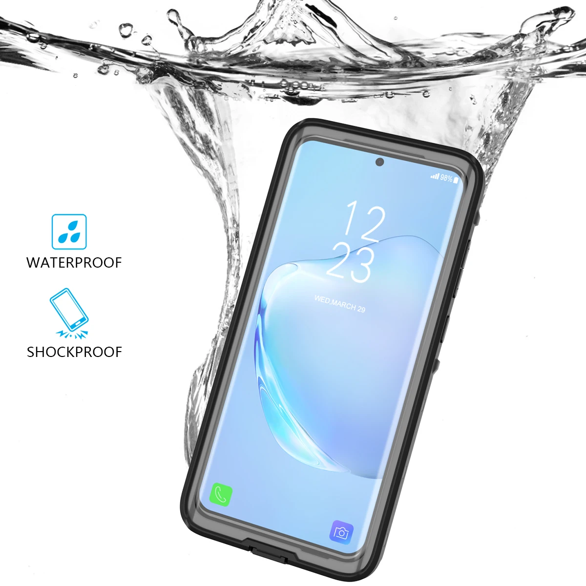 For Samsung Galaxy S20 Plus 6.7 Inch Case IP68 Waterproof 360 Degree Shockproof Armor Cover Swimming | Мобильные телефоны и