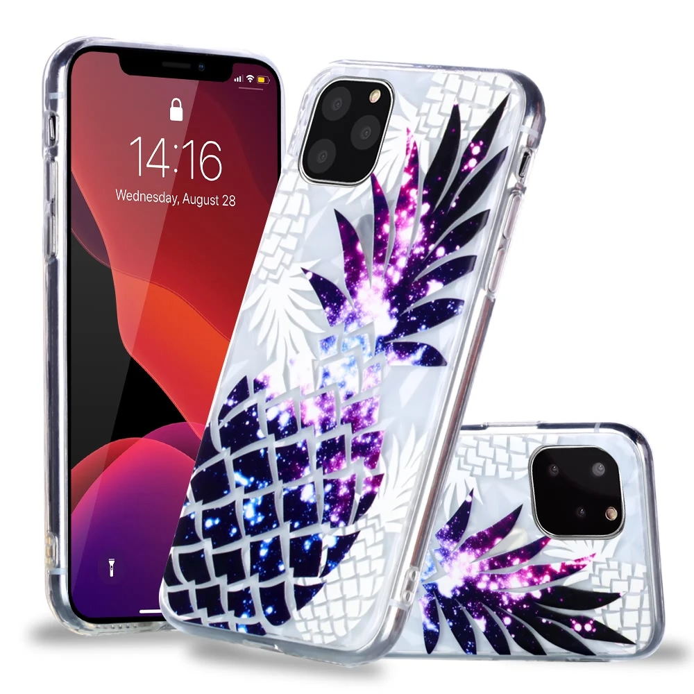 Прозрачный мягкий чехол для Apple IPhone 11 Pro X XR XS MAX 7 8 Plus SE 2020 Ловец снов Ананас задняя