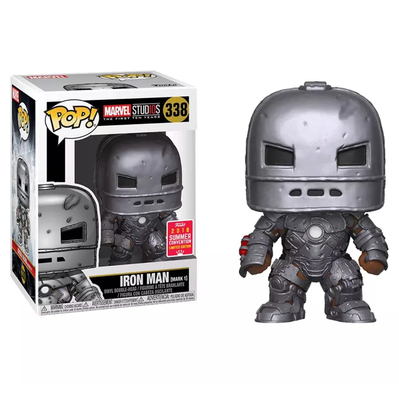 Funko в стиле поп Железный Человек Эксклюзивный Marvel человек 338 коллекция кукол