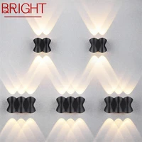 bright outdoor wall sconces light modern waterproof ip65 led lamp decorative for patio garden balcony