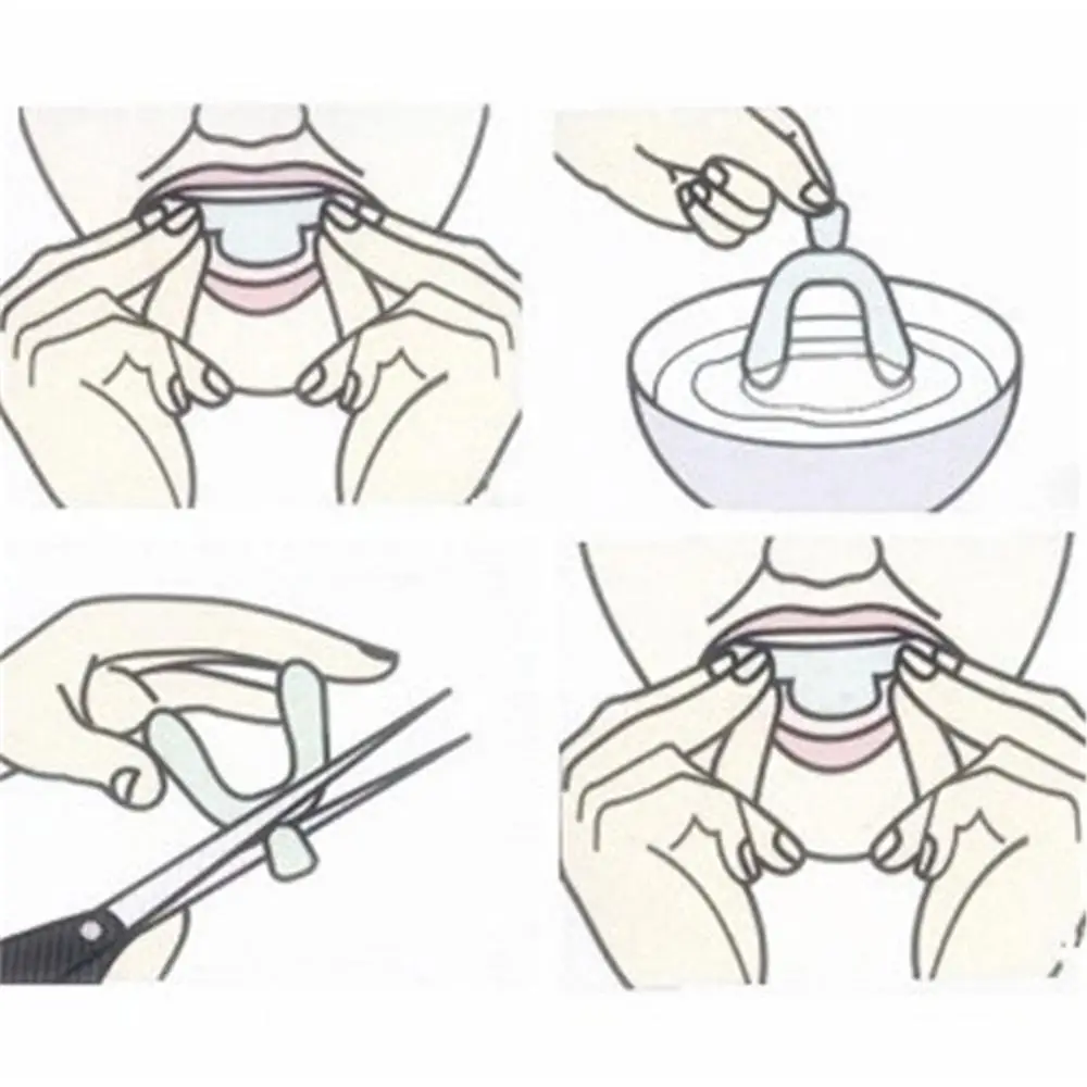 2 шт. термоформования для видеосъемки стоматологический Капы отбеливание зубов