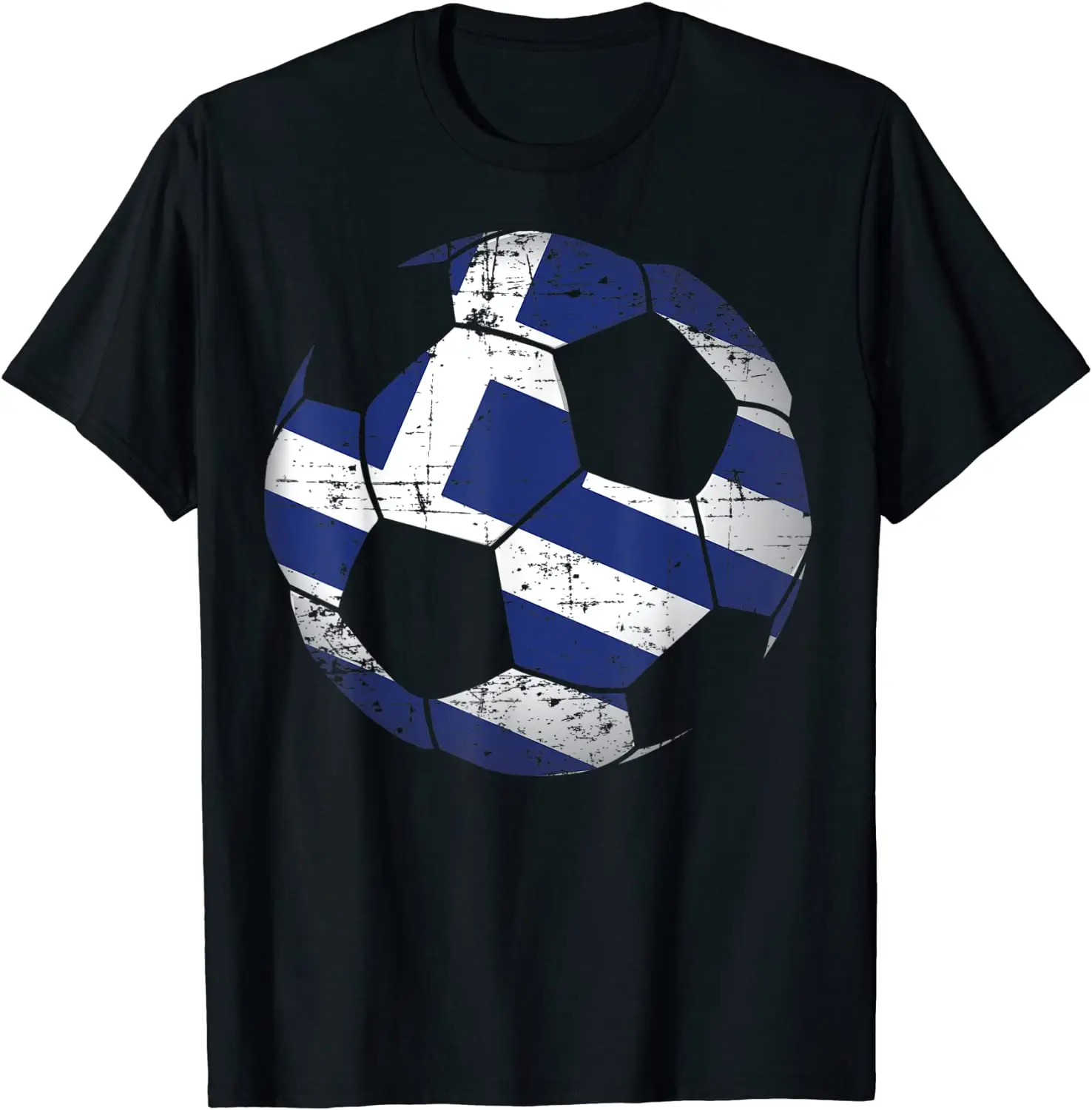 

Greece Soccer Ball Flag Jersey Shirt - Greek Football Gift