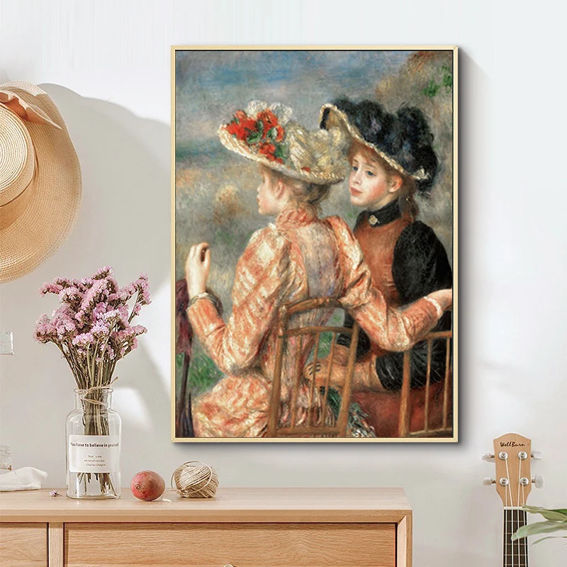

Pierre auguste renoir Oil Painting on Canvas Reproduction Posters and Prints Scandinavian Pop Art Wall Picture for Living Room