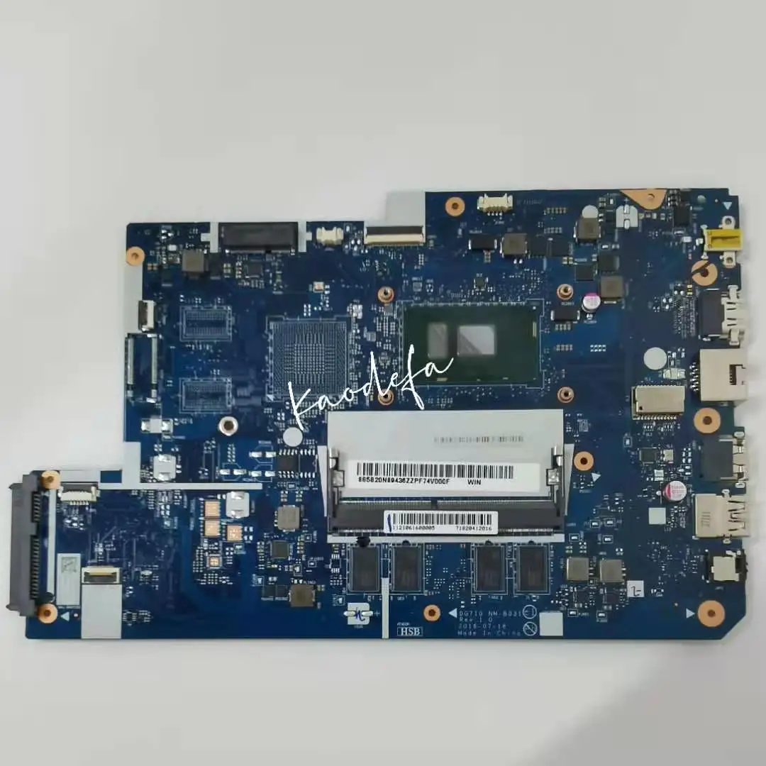 Материнская плата 80VK для Lenovo Ideapad 110-17IKB процессор I7-7500U ОЗУ: 4G FRU:5B20M40831 DG710 NM-B031 100%