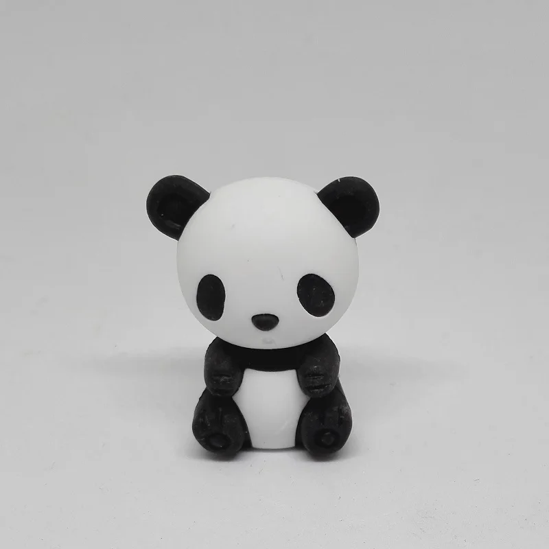 Мультяшные резиновые животные съемные ластики 3D милые детские школьные