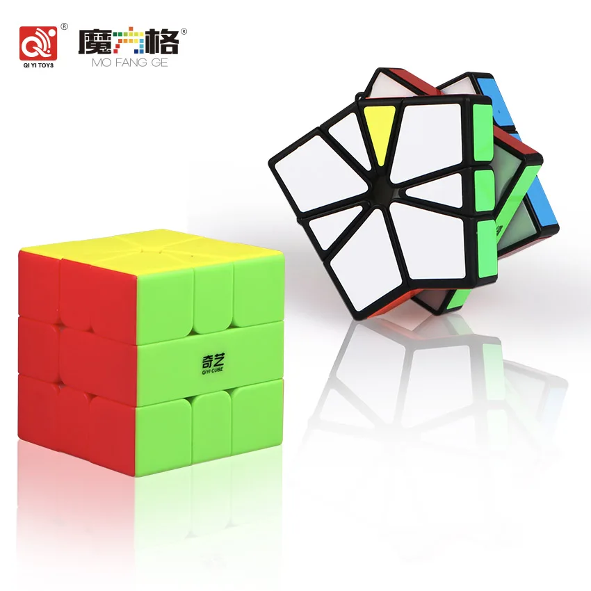 

QiYi Mofangge Magic Cube Square 1 SQ1 Speed Twisty Puzzle Speedcubing Learning Educational Kids Toys Game Drop Shipping