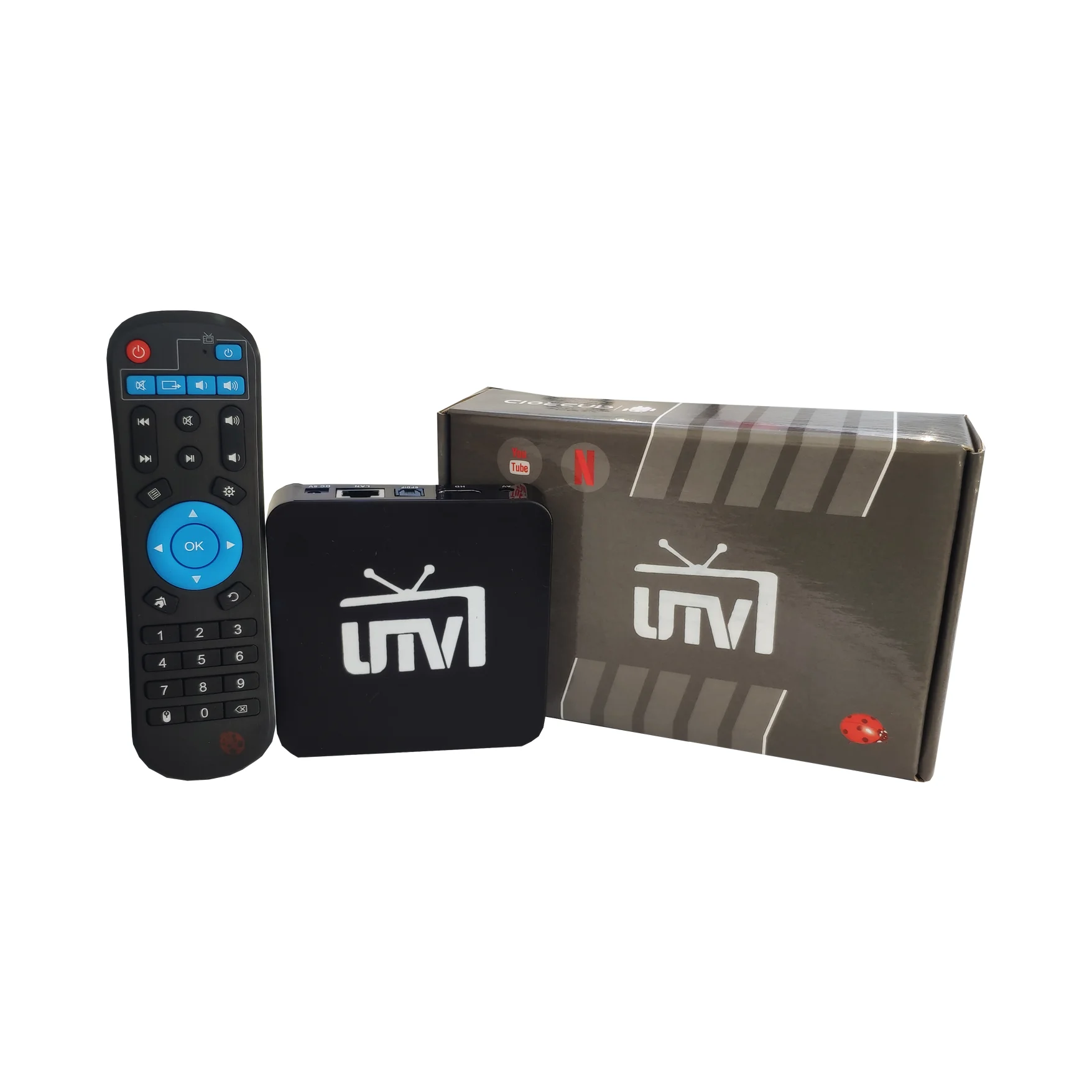 U TV H Tigre B 2 Гб + 16 португальский Android 7 1 ТВ бокс с неограниченным сервисом для