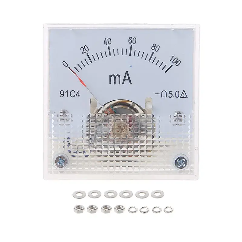 91C4 амперметр постоянного тока аналоговая панель измерителя механический