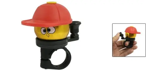 

SODIAL(R) Gold Tone Red Hatted Cartoon Boy Design Alloy Housing Bike Bicycle Bell Ring