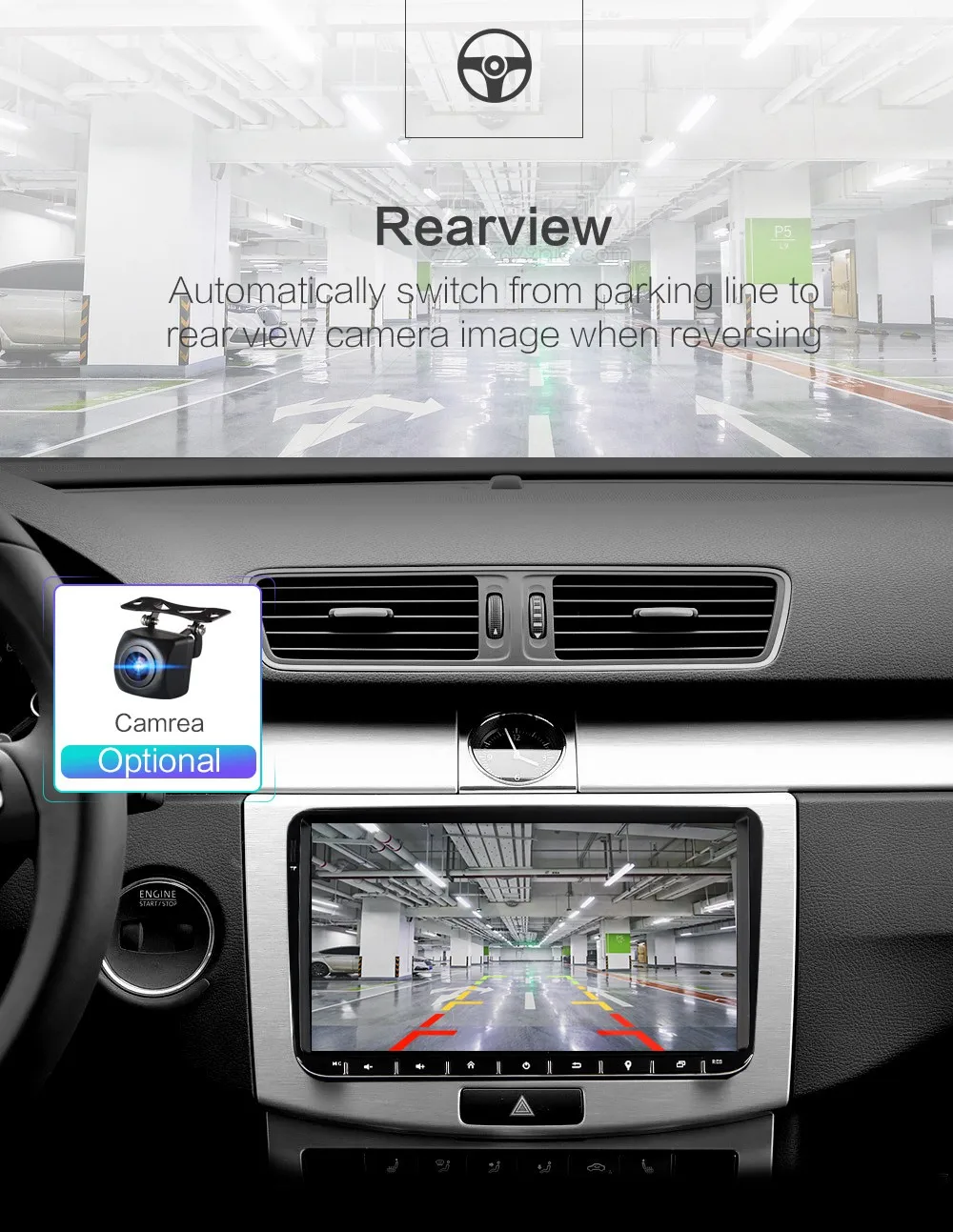 Android 9,0 2Din для VW/Volkswagen/Golf/Polo/Tiguan/Passat/b7/b6/leon/Skoda/Octavia автомобильный Радио gps 2 DIN Автомобильный мультимедийный плеер