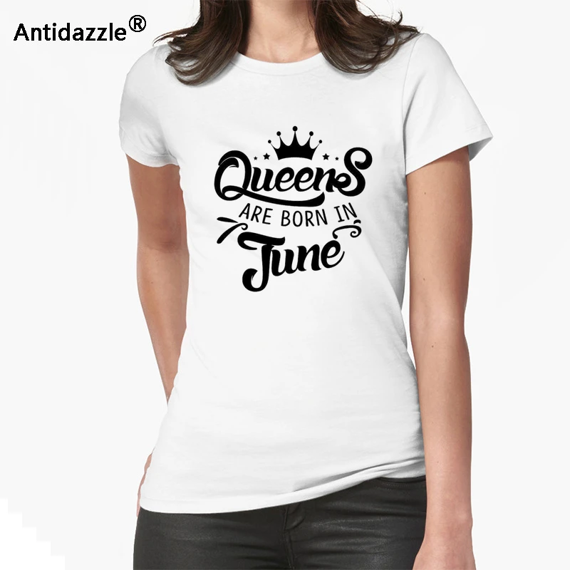 Antidazzle Tumblr топы 8 рубашки для женщин Лидер продаж мужские с коротким рукавом Queens are