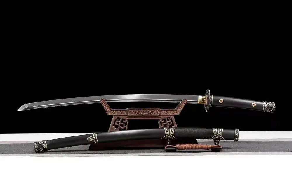 

Handmade High Quality Japanese Sword Samurai Tachi T10 Steel Clay Tempered Razor Sharp Katana Battle Ready Full Tang