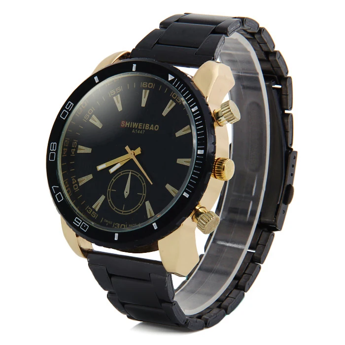 

Cool Men's Quartz Watch SHIWEIBAO Military Big Men's Watch Classic Luxury Sports Stainless Steel Strap Clock WristWatch Relogio
