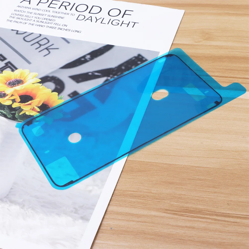 

3PCS Waterproof Sticker LCD Frame Back Cover Adhesive Sticker Compatible for iPhone 7 (Black)