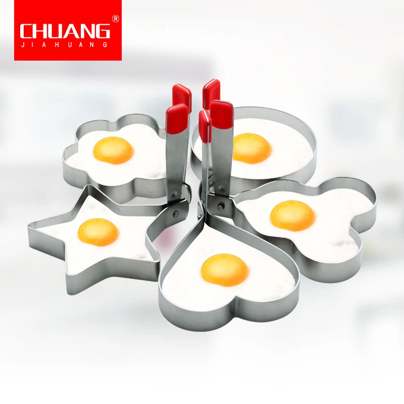 5 стиль жареное яйцо формирователь из нержавеющей стали Форма для блинов жарки
