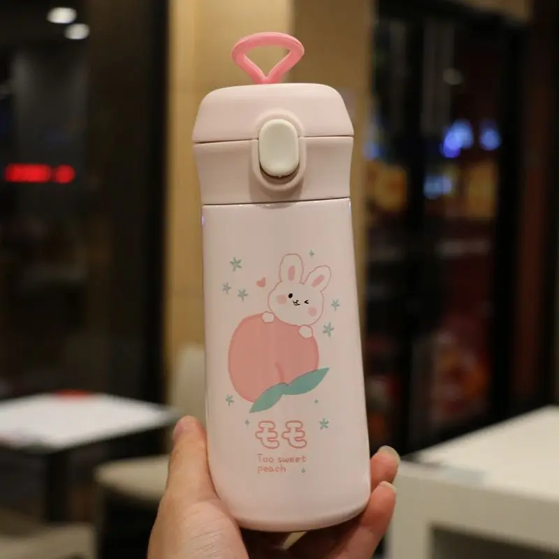 

Cute cartoon fruit stainless steel thermos cup for boys and girls
