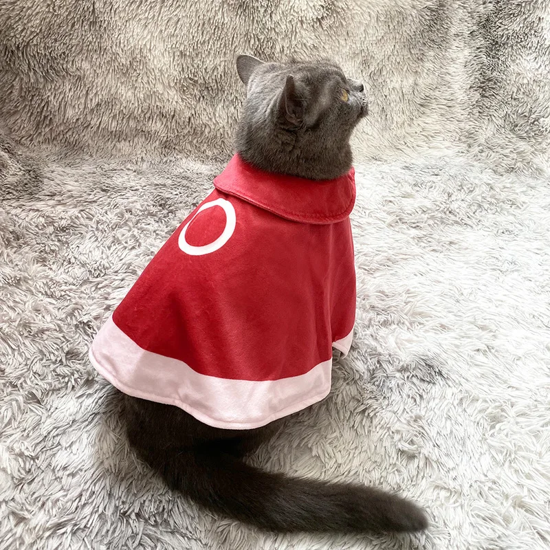 Костюм для косплея аниме плащ кошек искусственная кошка одежда щенок плюшевая