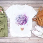 Женская шифоновая блузка, элегантная, летняя, превосходная, винтажная, повседневная, с цветочным рисунком