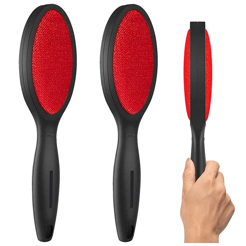 2 PackLint щетка для ухода за волосами для щетка из ворса для одежды щетка для дивана многоразовые чудо щетка двойная сторона