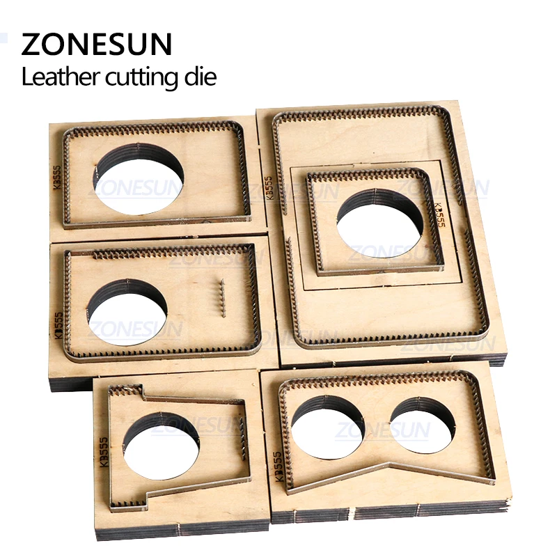 ZONESUN держатель для кредитных карт кошелек монет заказной кожаный Режущий