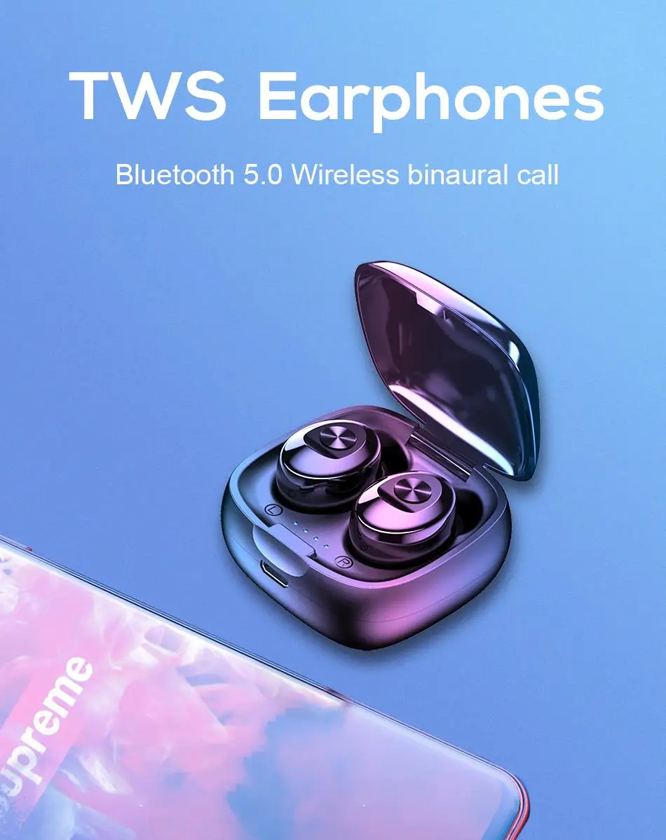Jellico, настоящие беспроводные наушники, TWS, Bluetooth наушники, 5,0, свободные руки, наушники, спортивные, 3D, бас, водонепроницаемые, гарнитура с зарядным устройством