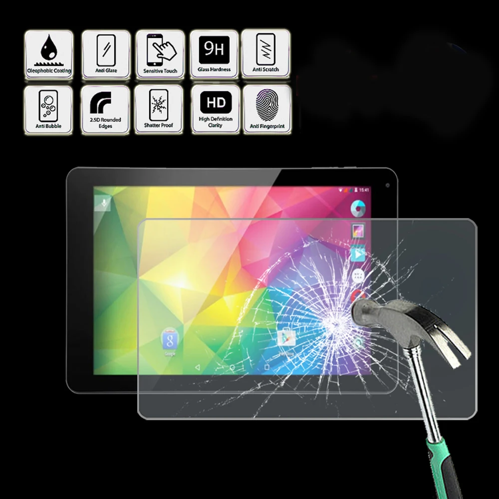 Защитное закаленное стекло для планшета GOCLEVER Quantum 2 1010 Защитная пленка экрана