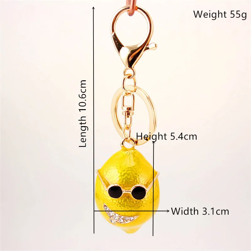 Новые модные креативные очки Гадкий лимон брелок для женщин мужчин Забавный