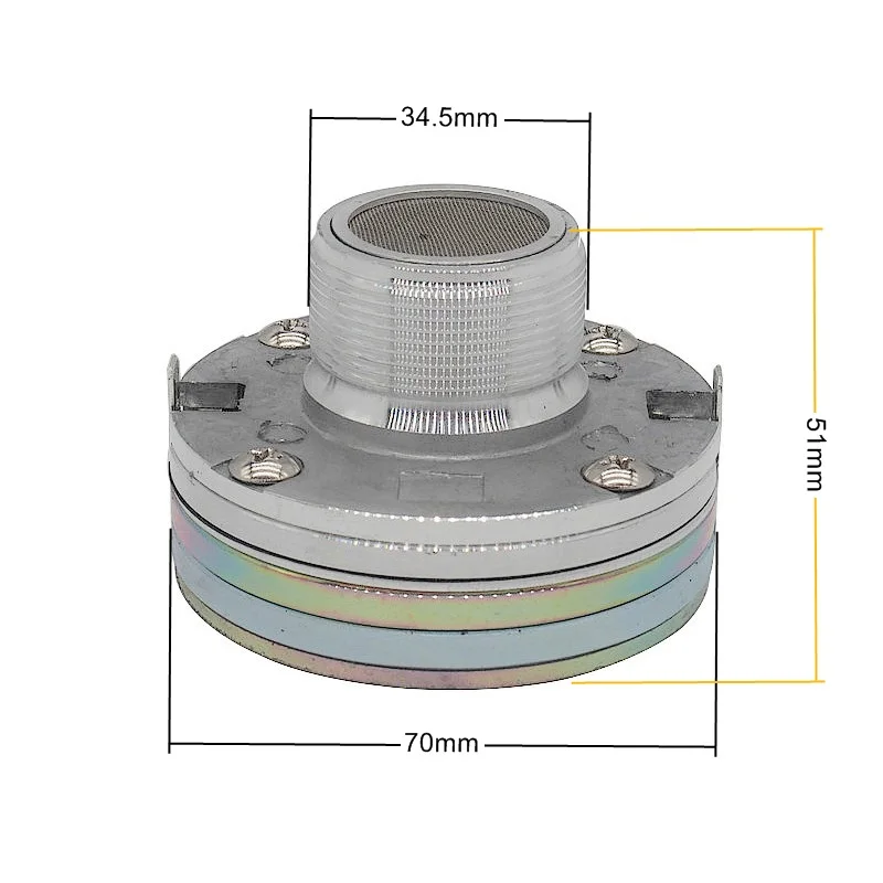Finlemho динамик твитер аксессуары ВЧ Рог 38 мм звуковая катушка JBLPro 2408 для профессионального микшера аудио DJ линейный массив 1 шт